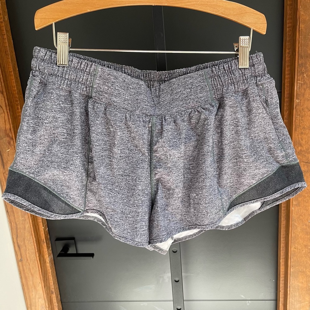 Women’s Hotty Hot Gray Athletic Shorts 2.5 Inch Mesh